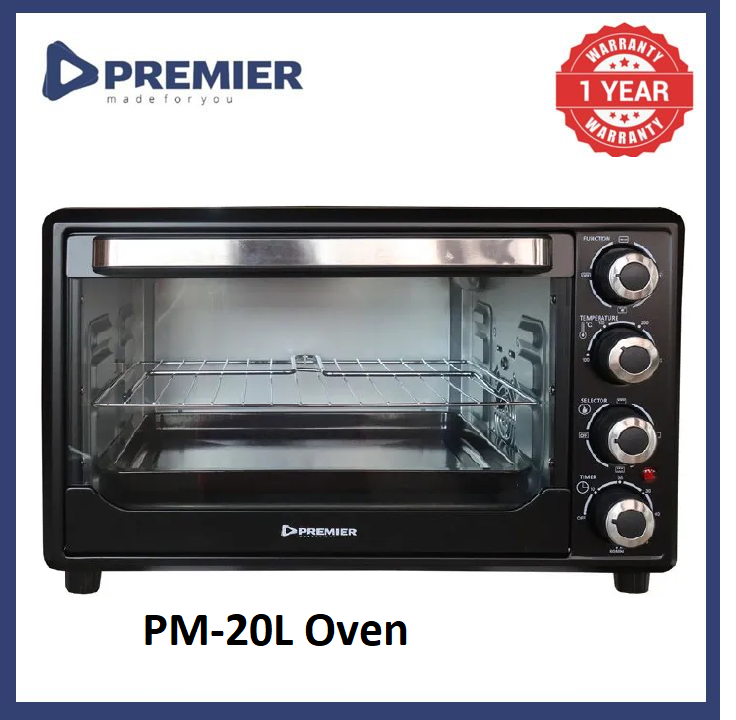 Premier Electric Microwave Oven With Rotisserie And Convention Fan 20LTRS Normal Black Oven Electronics And Appliances Small Appliances Kitchen Appliances ovens