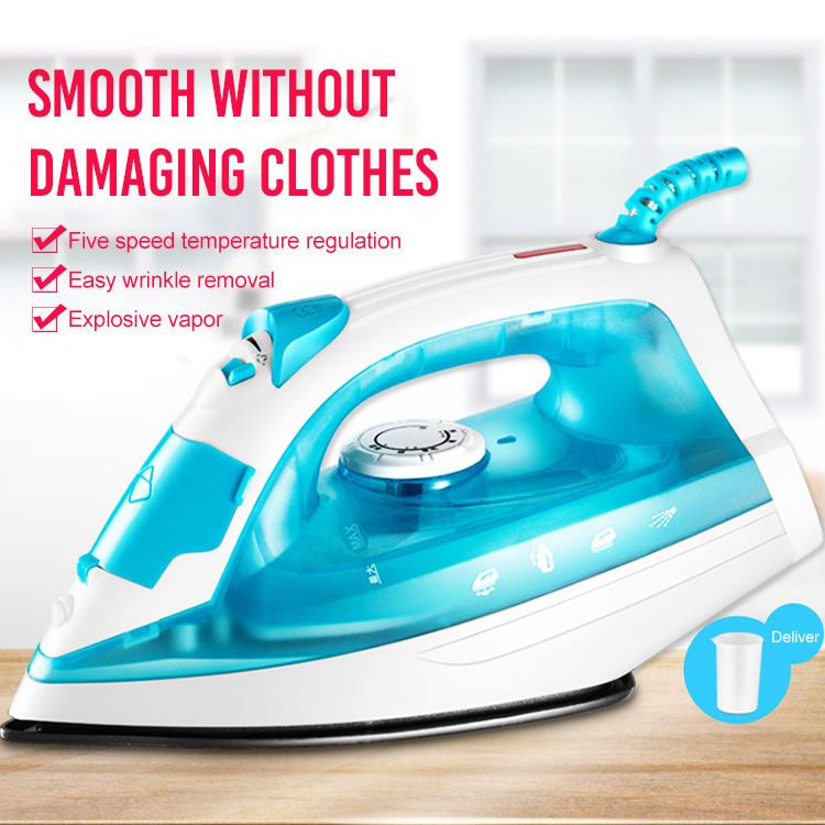 Decakila Steam Iron High Quality 1200W Automatic Steam Iron Electric Iron with Nonstick Soleplate for Household & Hotel Use Travel Iron