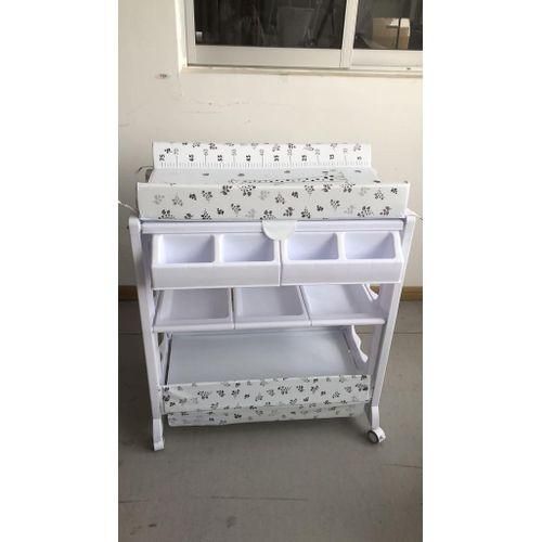 Baby Bath Station With Changing Mat & Basin/ Baby Bath Tub (assorted flower decorations