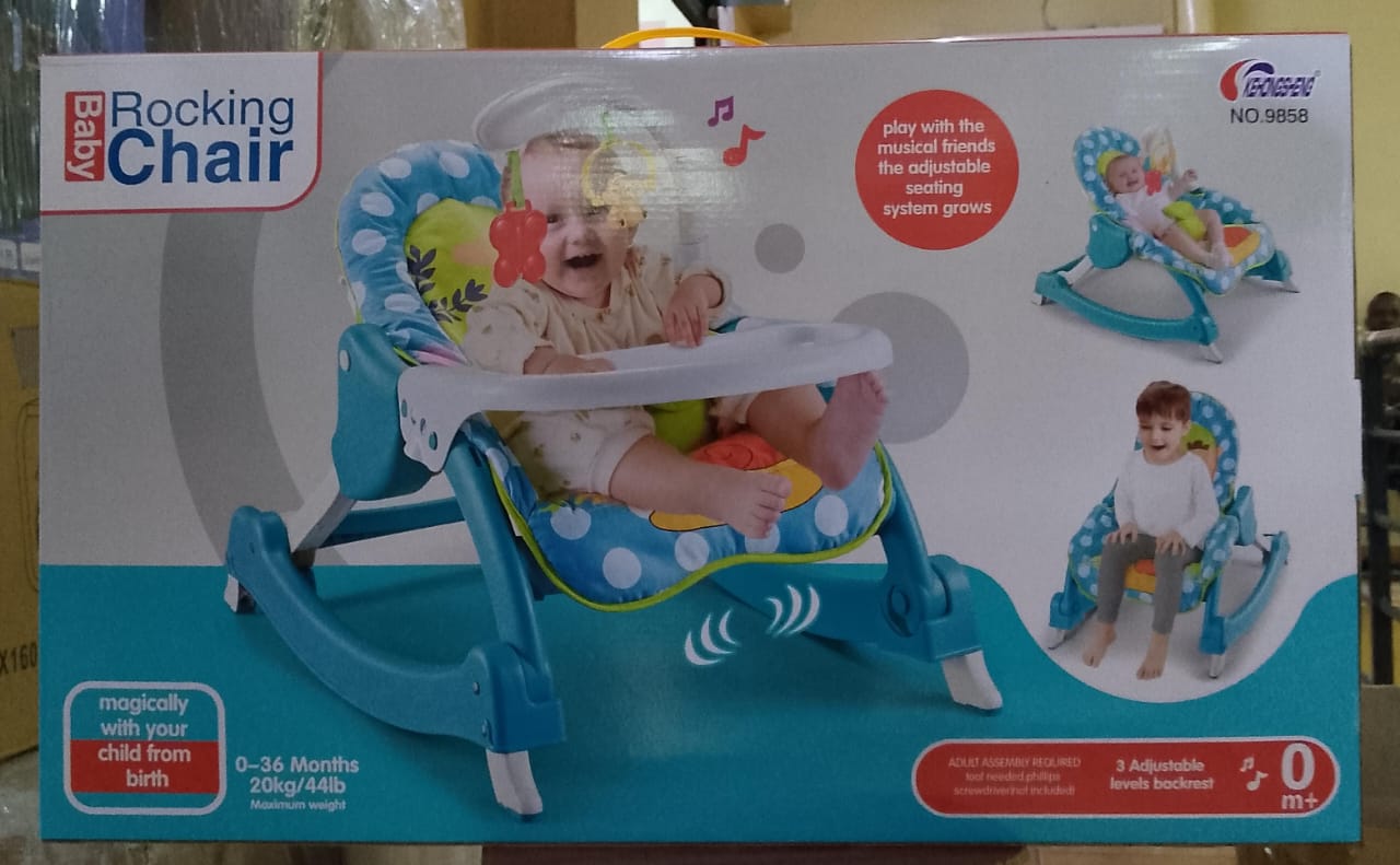 3 in 1 Baby Rocking Chair with Playful Features/ Baby Rocker