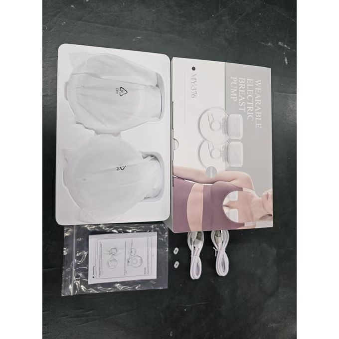 Double Wearable/Hands Free: Electric Breast Pumps Wearable Portable, 3 Modes 9 Levels Leak-Proof Low Noise Painless Milk Extractor Massage Function Rechargeable Wireless Breastfeeding