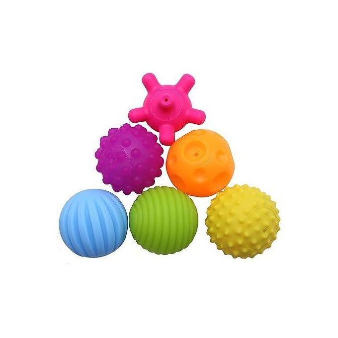 6pcs Colorful & Bright Sensory Balls
