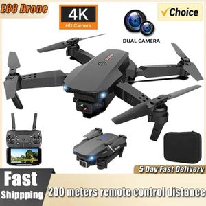 🪄🍂PRICE DROPPED🥕✅️Foldable RC Quadcopter, E88 D_rone, 1080P FPV Video, 2 Batteries, Carrying Case, One Key Start, Headless Mode, Waypoints fly, 360° Flips