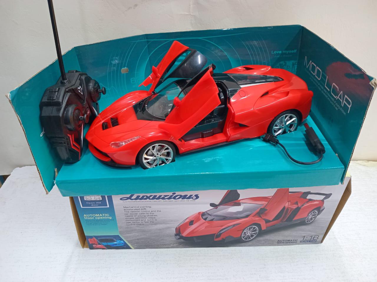 ✨✨Unleash the thrill of racing🧨🧨 Luxurious Remote controlled car.✅ Sleek Ferrari-inspired design with realistic details
✅ Powerful remote control – moves forward, backward, left & right
