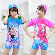 CARTOONS KIDS SWIMMING COSTUME, VERY COMFORTABLE AND COLOURFULL, VERY DESCENTAND COMFORTABLE  FOR GIRLS