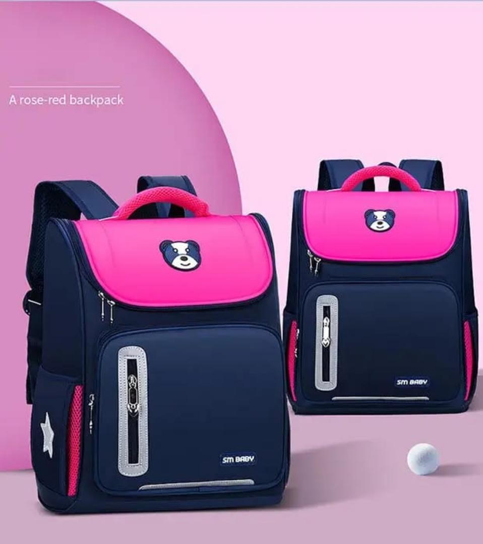 SXCHEN Style School Bags Boys Backpack for Girls Solid Color Design Children School Waterproof Schoolbag Primary School Children's Schoolbag Unisex 6-12 Years