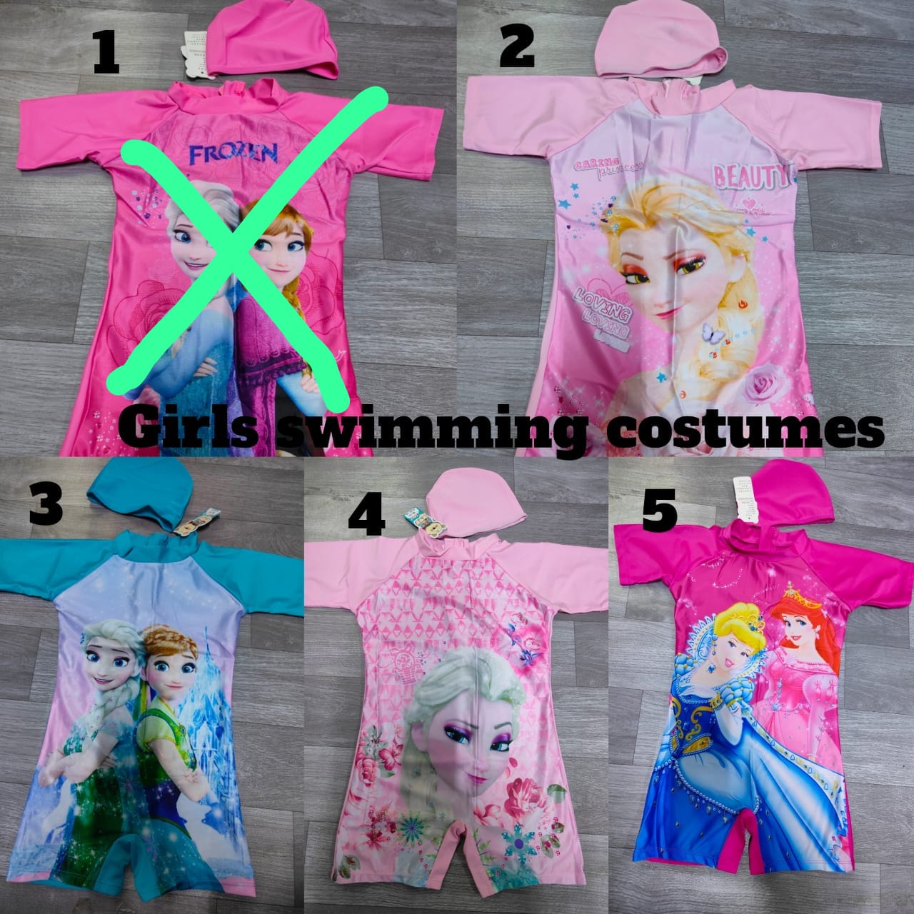 CARTOONS KIDS SWIMMING COSTUME, VERY COMFORTABLE AND COLOURFULL, VERY DESCENTAND COMFORTABLE  FOR GIRLS