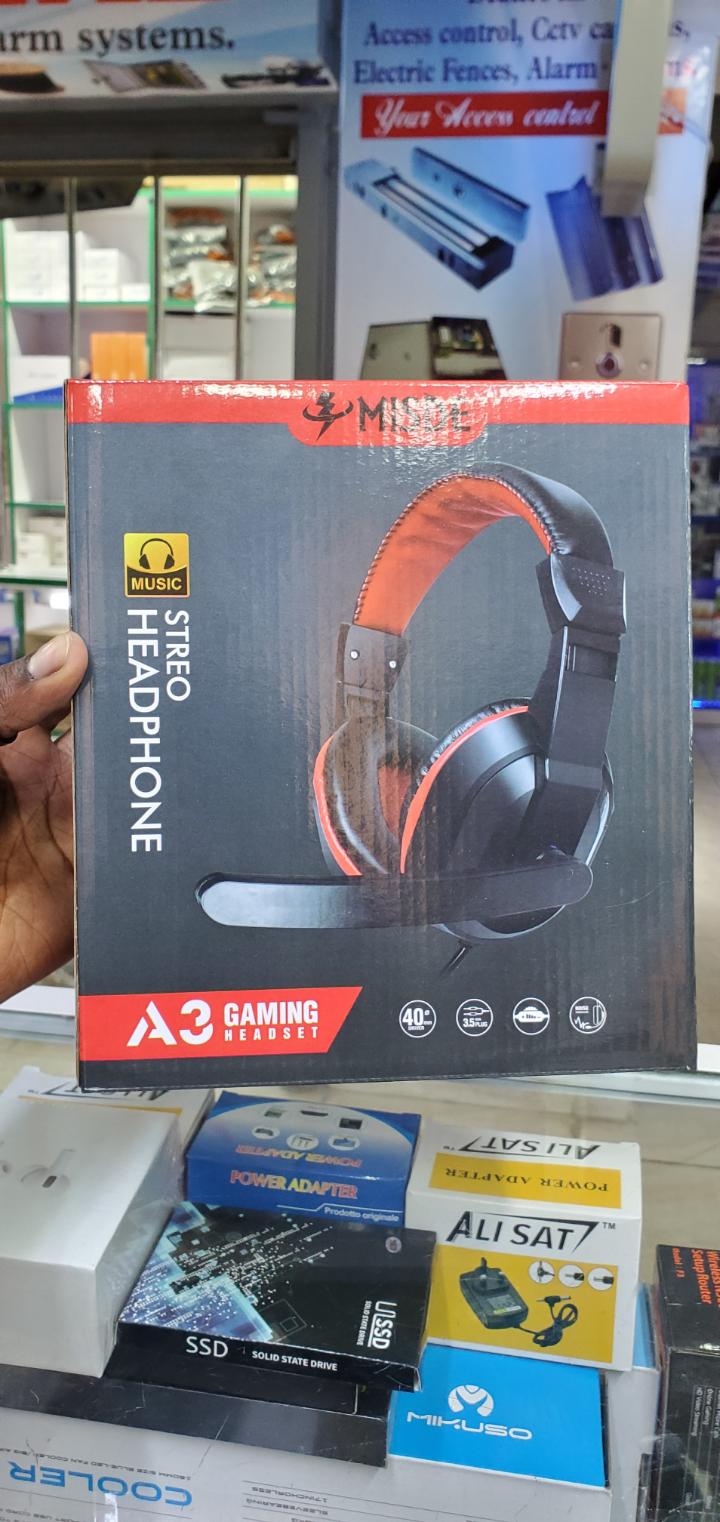 A3 streo gaming headphones with microphone