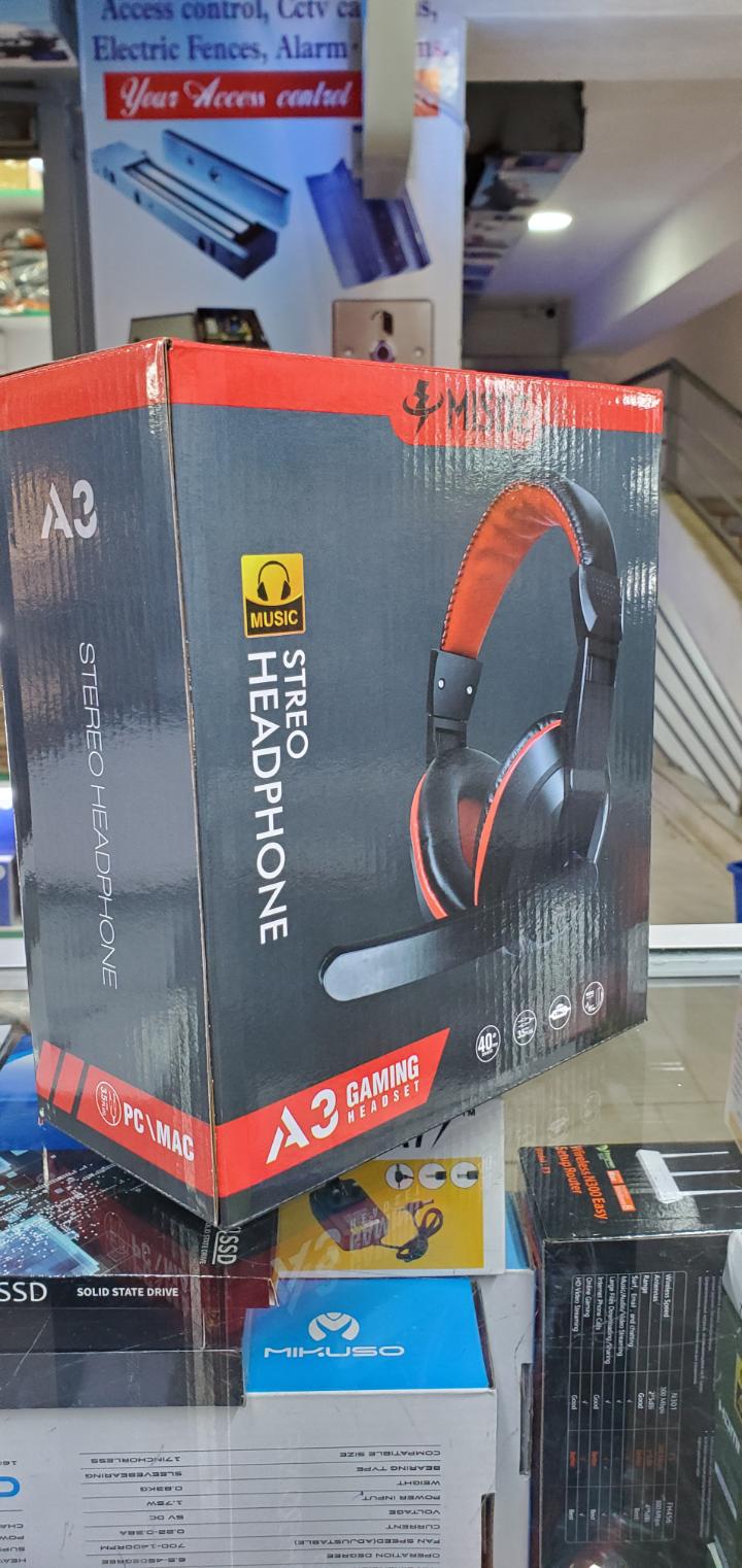 A3 streo gaming headphones with microphone