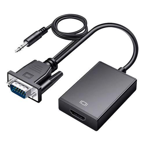 VGA To HDMI Converter Adapter Cable With Audio