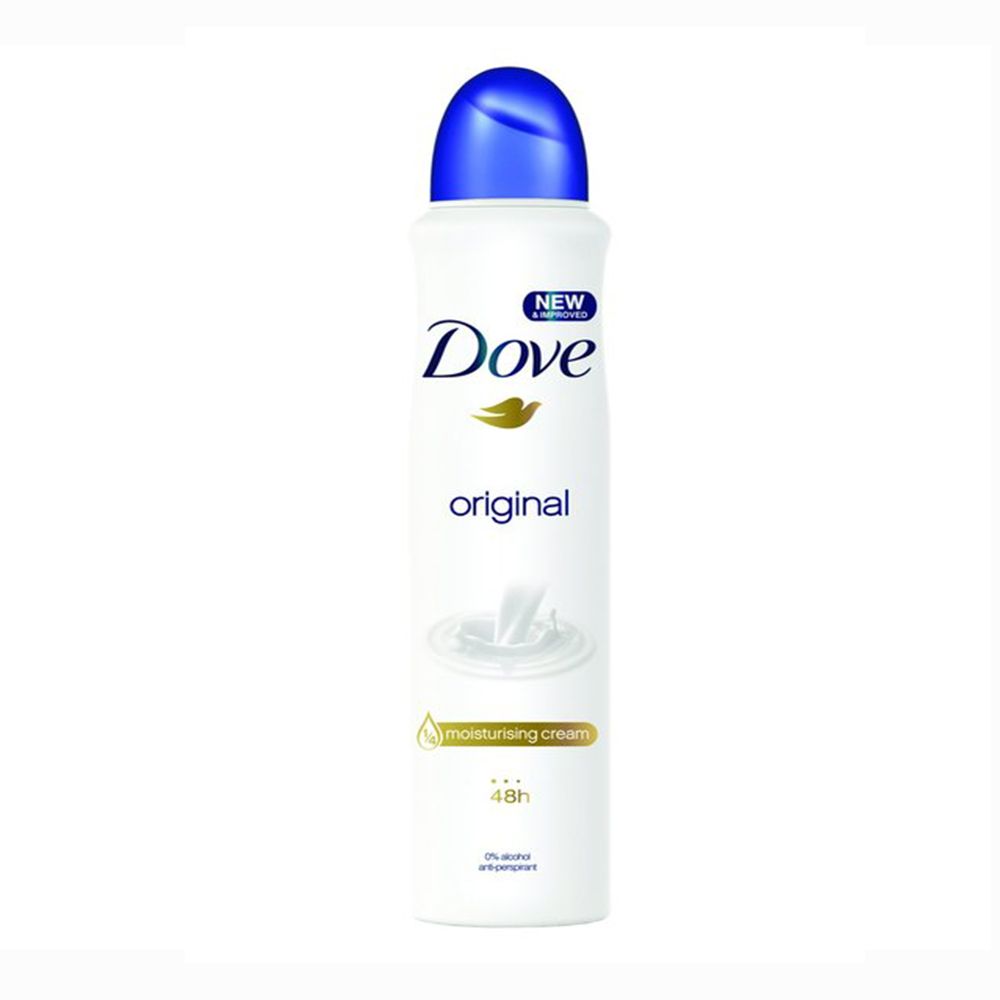 Dove original deodorant body spray with moisturising cream