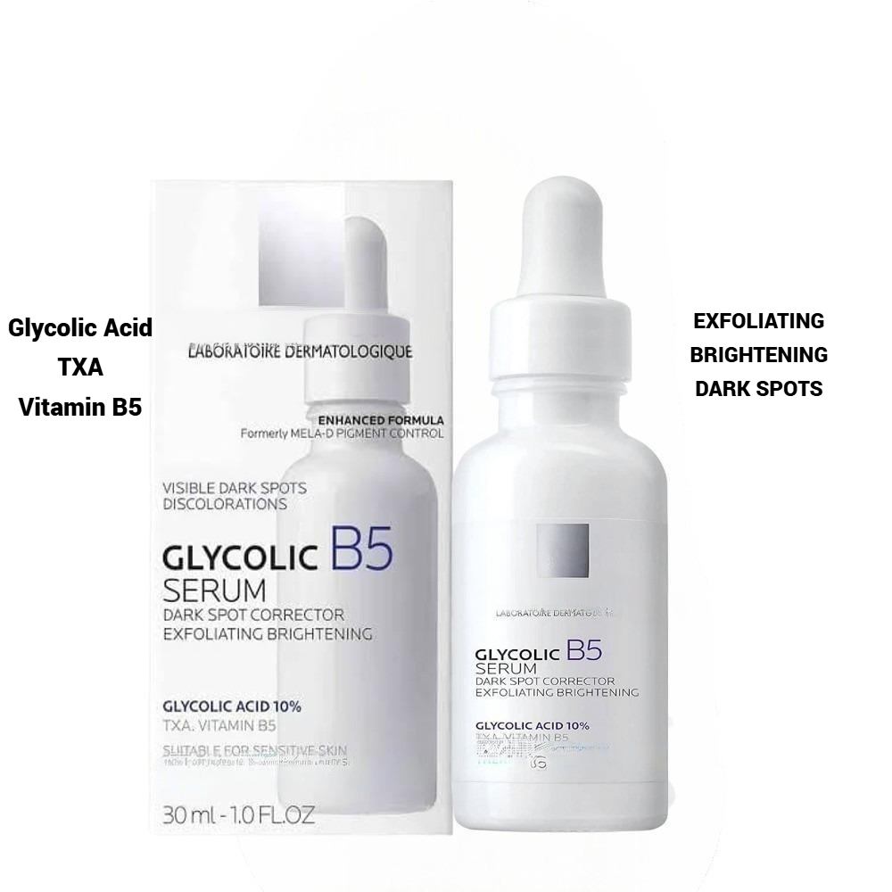 TXA, Glycolic B5 Dark Spot Corector, Exfoliating & Brightening Face Serum. Moisturizes, Exfoliates, Removes Dark Spots, Hyperpigmentations, Discolorartions, Brightens, Smooths & Even the skin tone