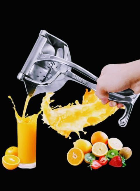 manual fruit press ; It can be easily stored after being cleaned and dried. It is very suitable for use at home, restaurants or bars   Manual squeezer, suitable for home/travel/outdoors activities.
●