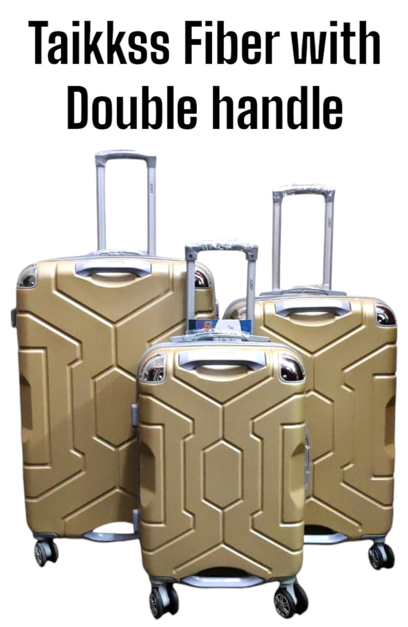 3 in 1 traveling bag suitcase Stylish Durable Affordable Spacious QualityFibre Travelling SuitcaseStylish travel    perfectly organized interior our trolleys can be packed on both sides thanks to a pa