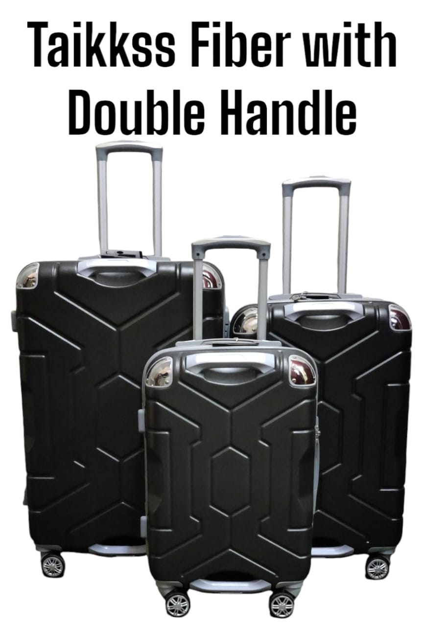 3 in 1 traveling bag suitcase Stylish Durable Affordable Spacious QualityFibre Travelling SuitcaseStylish travel    perfectly organized interior our trolleys can be packed on both sides thanks to a pa