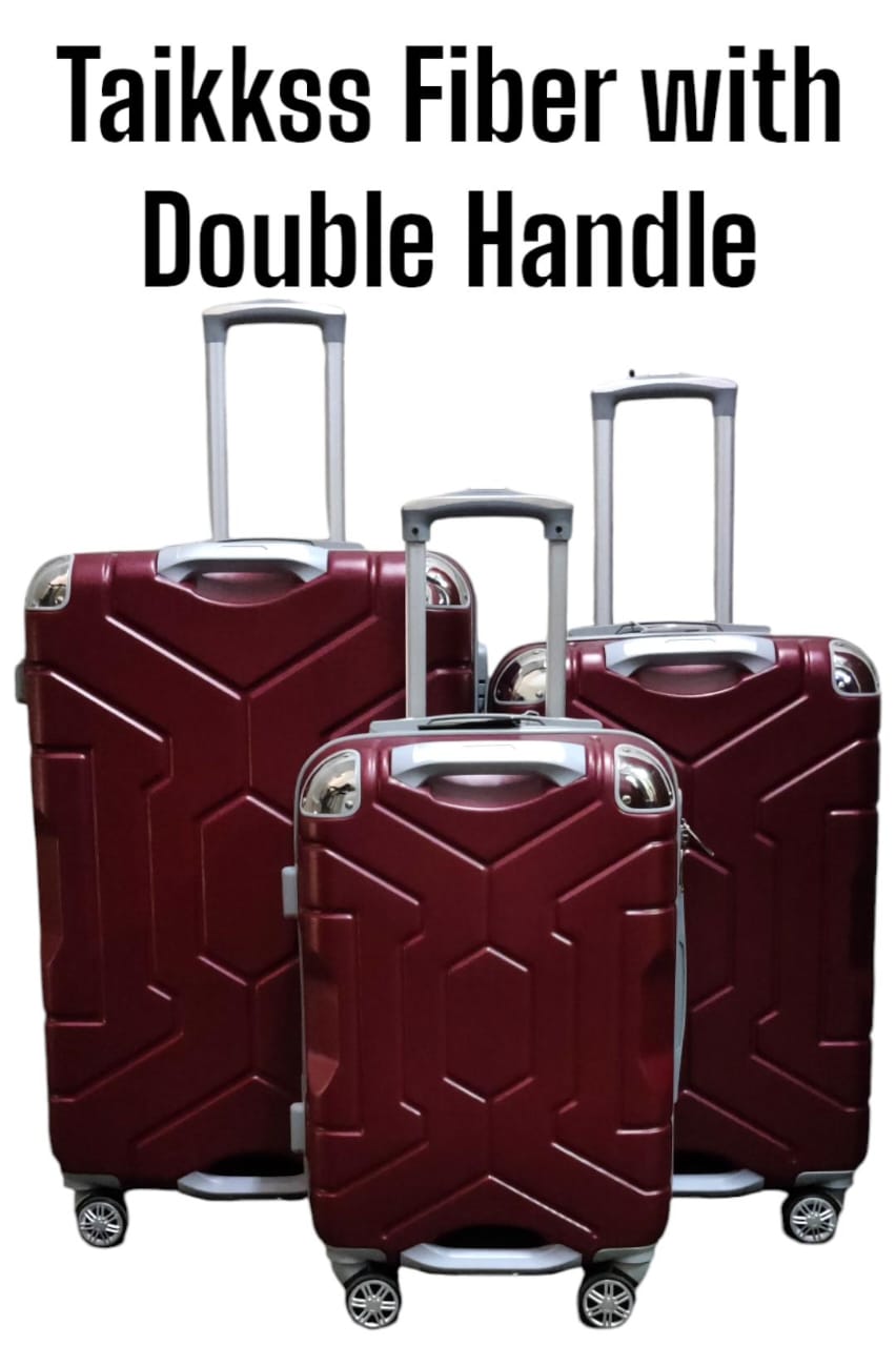 3 in 1 traveling bag suitcase Stylish Durable Affordable Spacious QualityFibre Travelling SuitcaseStylish travel    perfectly organized interior our trolleys can be packed on both sides thanks to a pa