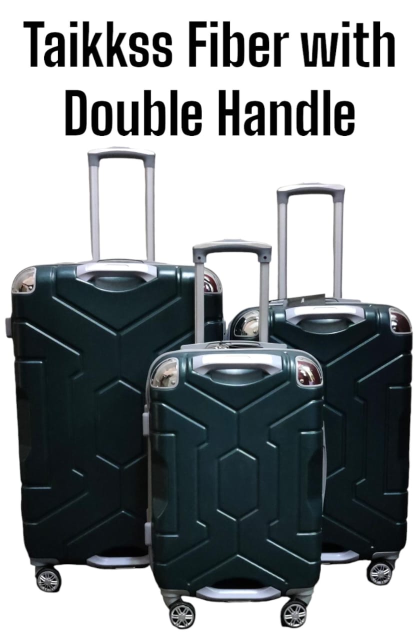 3 in 1 traveling bag suitcase Stylish Durable Affordable Spacious QualityFibre Travelling SuitcaseStylish travel    perfectly organized interior our trolleys can be packed on both sides thanks to a pa