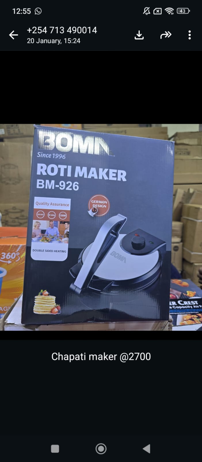 Chapati Maker-Non Stick Electric Machine  t also combines fast and energy efficient characteristics for perfect results in record time no more hustling when making Roti /chapati. Its versatility allow