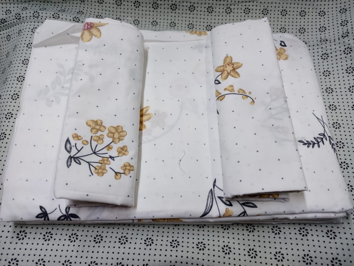 4pc bed sheets 2 cases 2 sheets