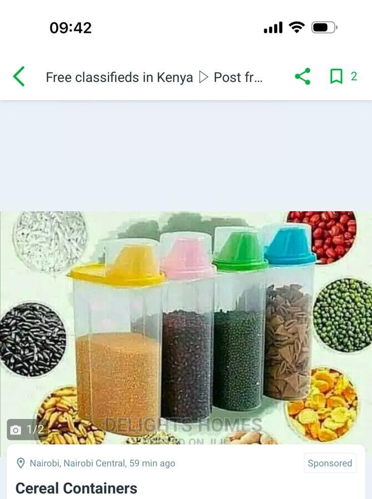 Cereal container