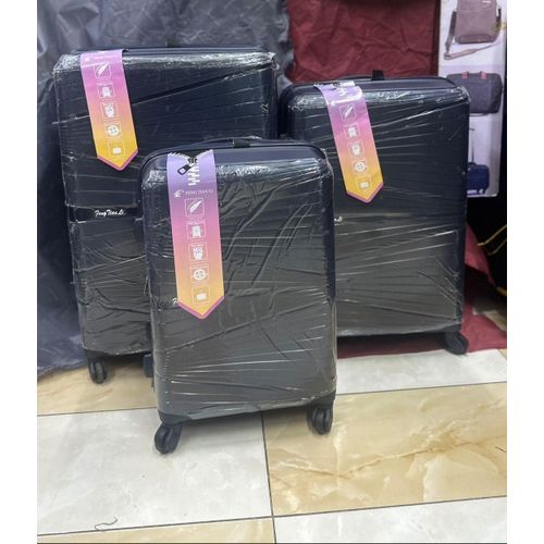 CLASSIC, UNBREAKABLE AND ANTITHEFT FIBRE LUXURIOUS 26 INCH 3 IN 1 SUITCASE