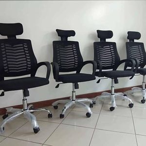 Office High Back Chair With Headrest Height Adjustable Executive Chairs