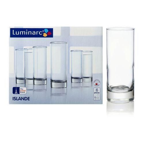 Luminarc Islande Hiball Tumbler Set Drinking Glass - Set of 6