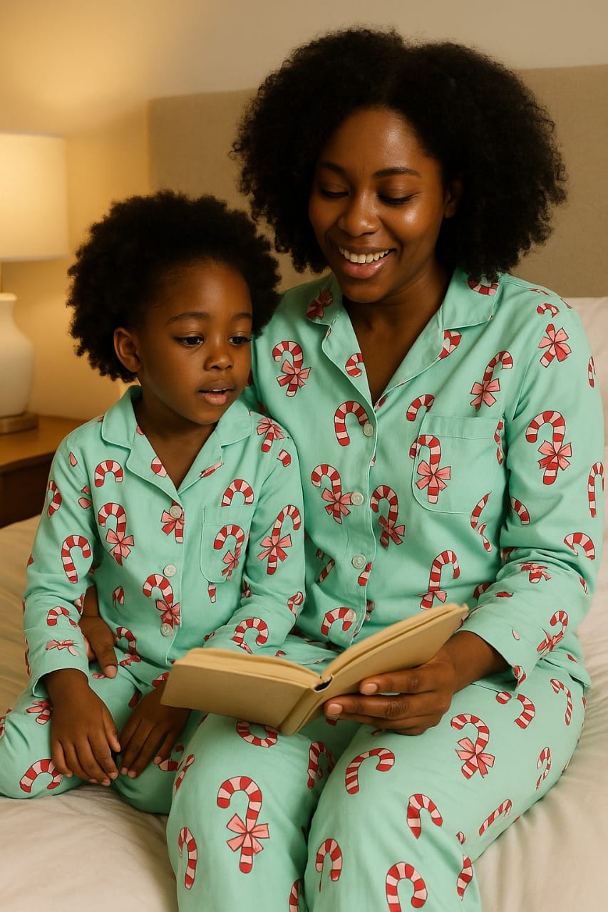 CHRISTMAS PLAID KIDS UNISEX  COTTON FLEECE PJS (12months to 14 yrs). Bring warmth, comfort, and festive cheer home this season with these adorable Christmas plaid pajamas — perfect for cozy nights