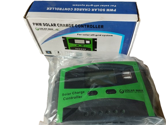 Solar Max 10A Digital Solar Charge Controller – LCD Display | Overcharge & Short Circuit Protection | Efficient Solar Panel Management.