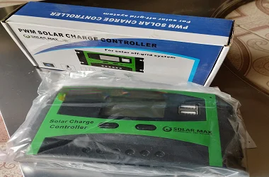 Solar Max 10A Digital Solar Charge Controller – LCD Display | Overcharge & Short Circuit Protection | Efficient Solar Panel Management.