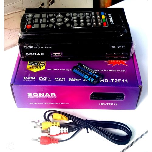 Sonar Free To Air Decoder – Reliable FTA Satellite TV Receiver |Clear Channels & Easy Setup. A dependable satellite TV receiver designed to deliver clear, stable channels without monthly subscription