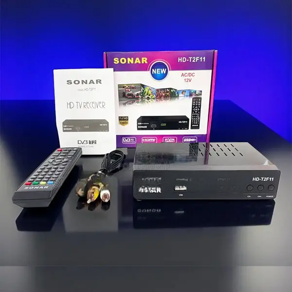 Sonar Free To Air Decoder – Reliable FTA Satellite TV Receiver |Clear Channels & Easy Setup. A dependable satellite TV receiver designed to deliver clear, stable channels without monthly subscription