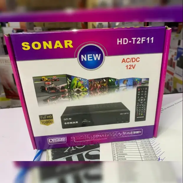 Sonar Free To Air Decoder – Reliable FTA Satellite TV Receiver |Clear Channels & Easy Setup. A dependable satellite TV receiver designed to deliver clear, stable channels without monthly subscription