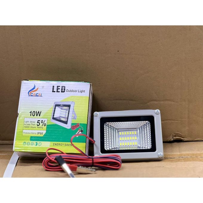 10W DC-12V LED Floodlight – Energy-Efficient Outdoor & Indoor Lighting. Its durable aluminum casing ensures longevity and resistance to environmental wear.