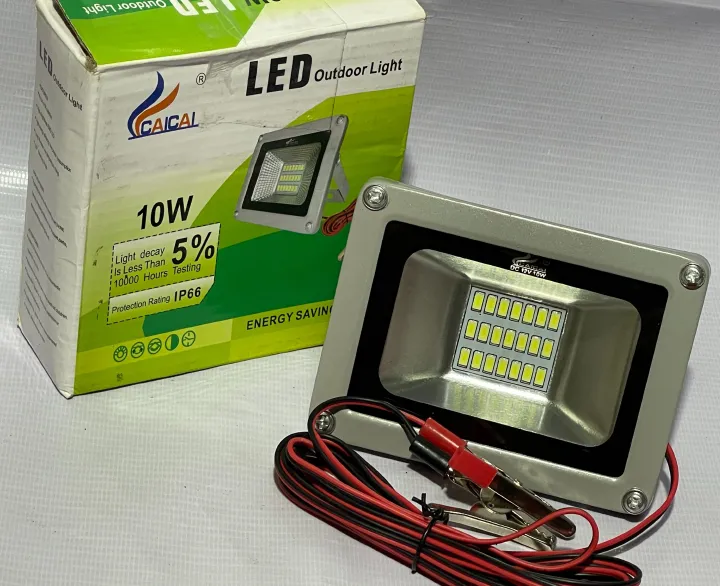 10W DC-12V LED Floodlight – Energy-Efficient Outdoor & Indoor Lighting. Its durable aluminum casing ensures longevity and resistance to environmental wear.