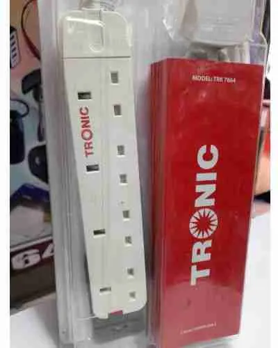 Tronic 4-Way Power Extension Socket – White. The Tronic 4-Way Power Extension – White is a must-have for any home, office, or workspace.