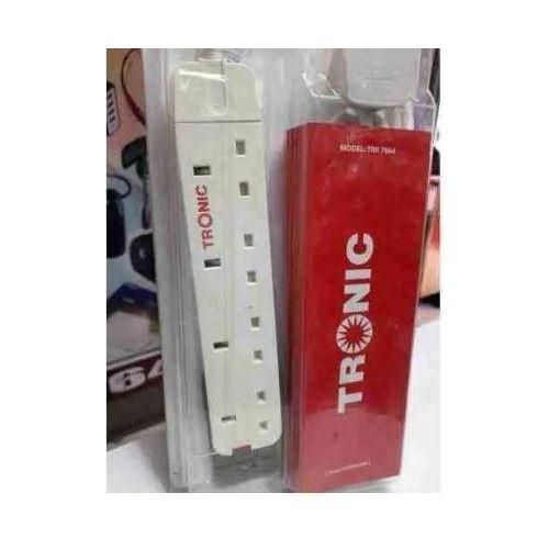 Tronic 4-Way Power Extension Socket – White. The Tronic 4-Way Power Extension – White is a must-have for any home, office, or workspace.