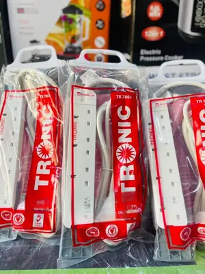 Tronic 4-Way Power Extension Socket – White. The Tronic 4-Way Power Extension – White is a must-have for any home, office, or workspace.