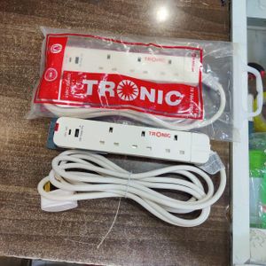 Tronic 4-Way Power Extension Socket – White. The Tronic 4-Way Power Extension – White is a must-have for any home, office, or workspace.