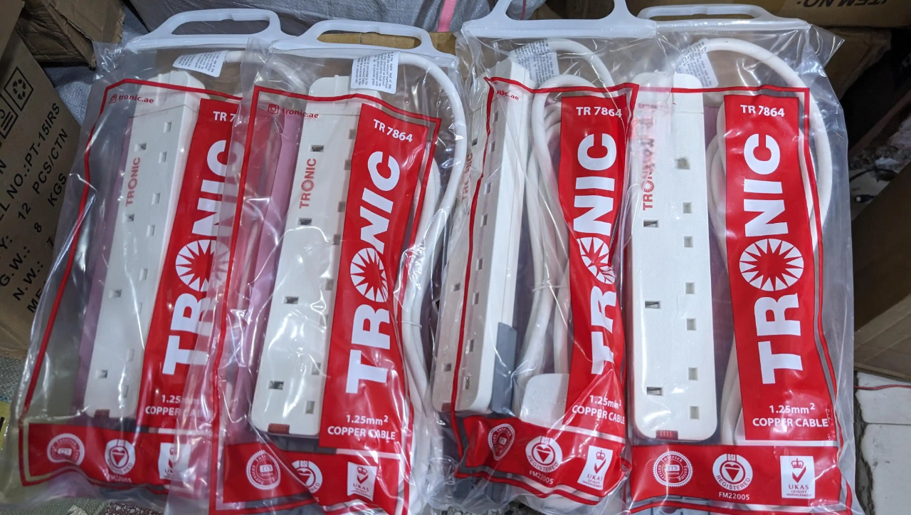 Tronic 4-Way Power Extension Socket – White. The Tronic 4-Way Power Extension – White is a must-have for any home, office, or workspace.