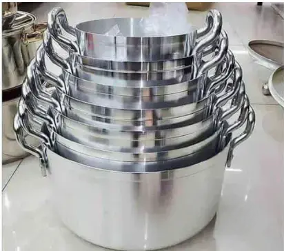 Original Tornado (TC) Cookware Set Sufuria – 14pcs Stainless Steel Pots with Lids | Free Spoons & Scotch – Silver. A premium, all-purpose cooking solution designed to meet everyday kitchen needs.