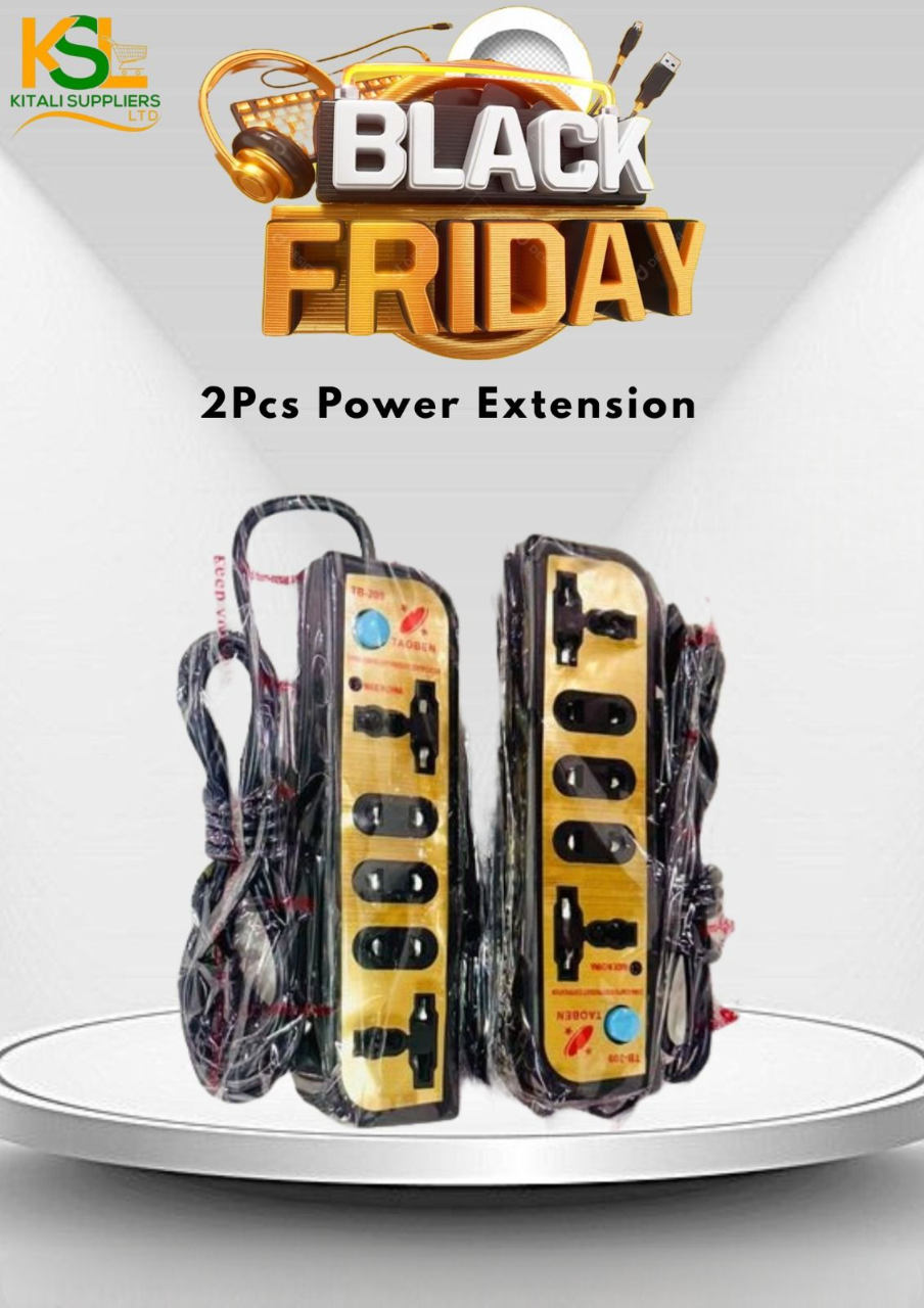 2pc Power Extension – Durable Multi-Socket Cables for Home & Office | Safe & Reliable Extension Cord. Designed for durability and safety, these multi-socket extension cords allow you to connect.