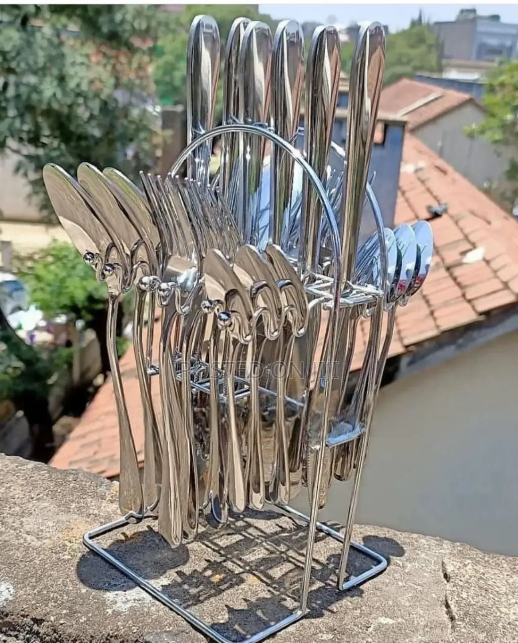 24PC Stainless Steel Cutlery Set – Elegant Silver Dinnerware for Home & Hotel. Bring elegance and durability to your dining table with this 24-Piece Stainless Steel Cutlery Set in Silver Colour.