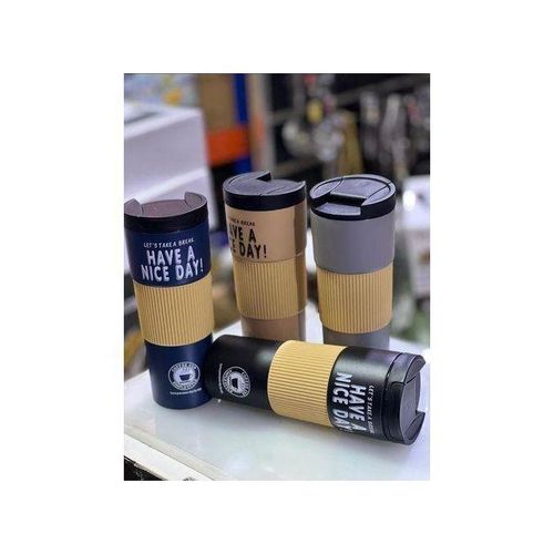 600ml  Have a Nice Day Insulated Coffee Mug – Travel & Office Thermal Cup. Upgrade your coffee or tea experience with the Have a Nice Day Insulated Coffee Mug.