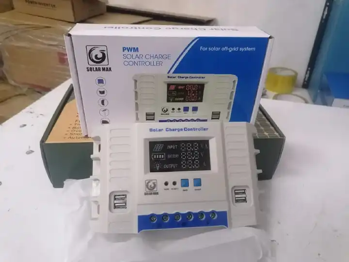 Solarmax 20A Solar Charge Controller – Smart PWM Regulator for 12V/24V Solar Systems. A smart PWM (Pulse Width Modulation) regulator designed to optimize the performance and lifespan of solar power.