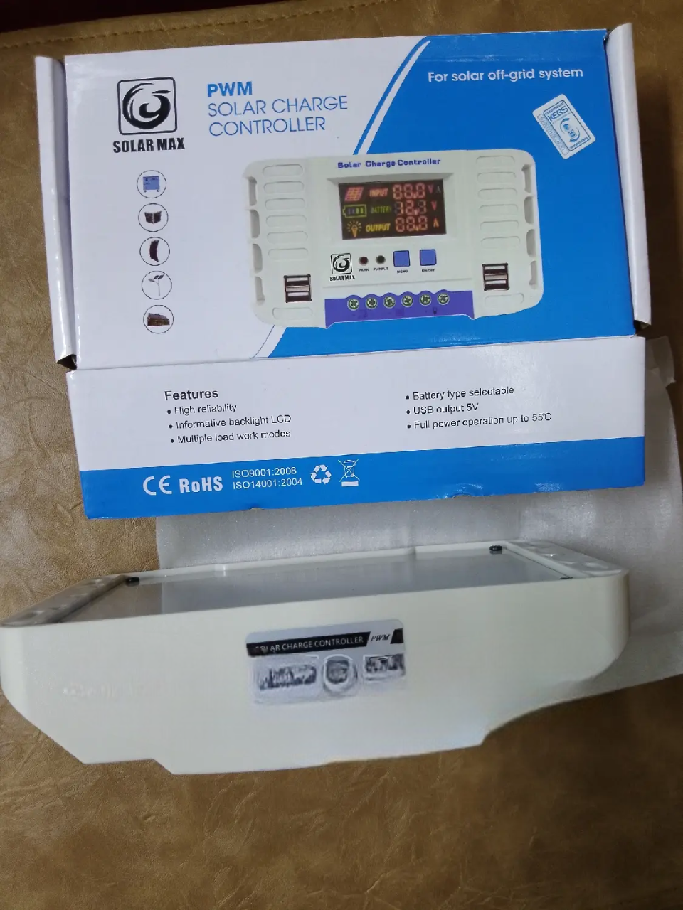 Solarmax 20A Solar Charge Controller – Smart PWM Regulator for 12V/24V Solar Systems. A smart PWM (Pulse Width Modulation) regulator designed to optimize the performance and lifespan of solar power.