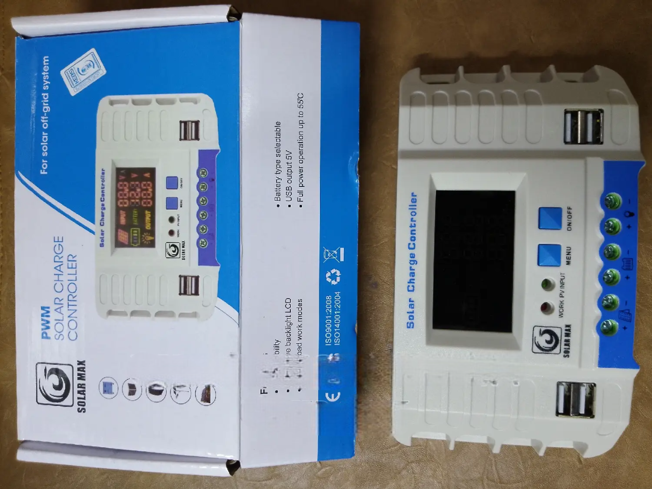 Solarmax 20A Solar Charge Controller – Smart PWM Regulator for 12V/24V Solar Systems. A smart PWM (Pulse Width Modulation) regulator designed to optimize the performance and lifespan of solar power.