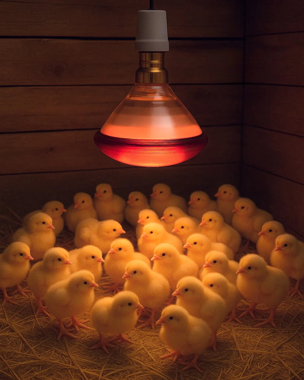 Chicken Bulb Heat Lamp – Poultry Brooder Bulb for Chicks, Ducklings & Quails. Aa reliable heat source designed to keep chicks and young poultry warm during brooding.