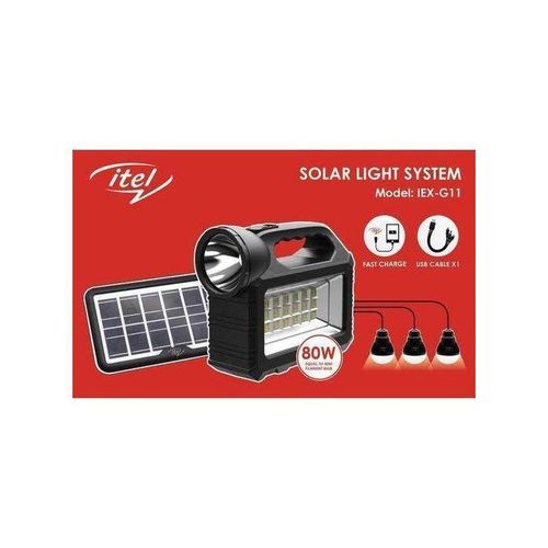 Itel Solar Light – Portable & Rechargeable LED Solar Lamp | Energy-Efficient Lighting. Illuminate your home, garden, or outdoor space with the Itel Solar Light, a compact and energy-efficient LED lamp