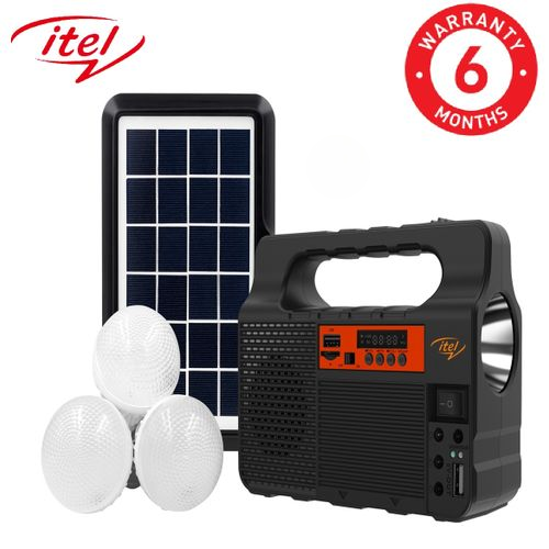 Itel Solar Light – Portable & Rechargeable LED Solar Lamp | Energy-Efficient Lighting. Illuminate your home, garden, or outdoor space with the Itel Solar Light, a compact and energy-efficient LED lamp